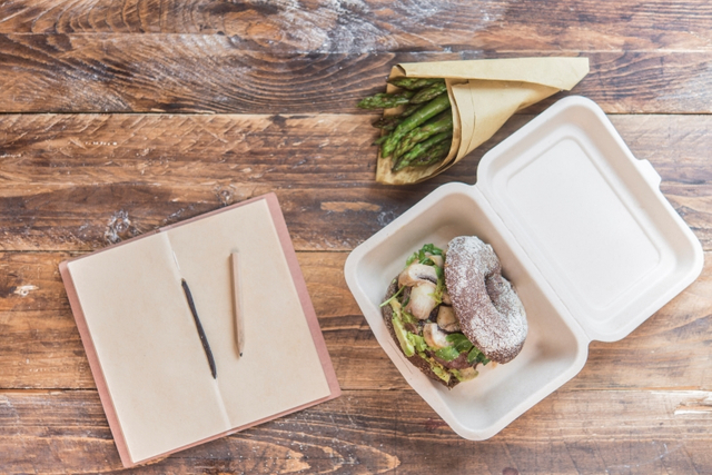 Contenedor de comida desechable pequeño SKD-01A